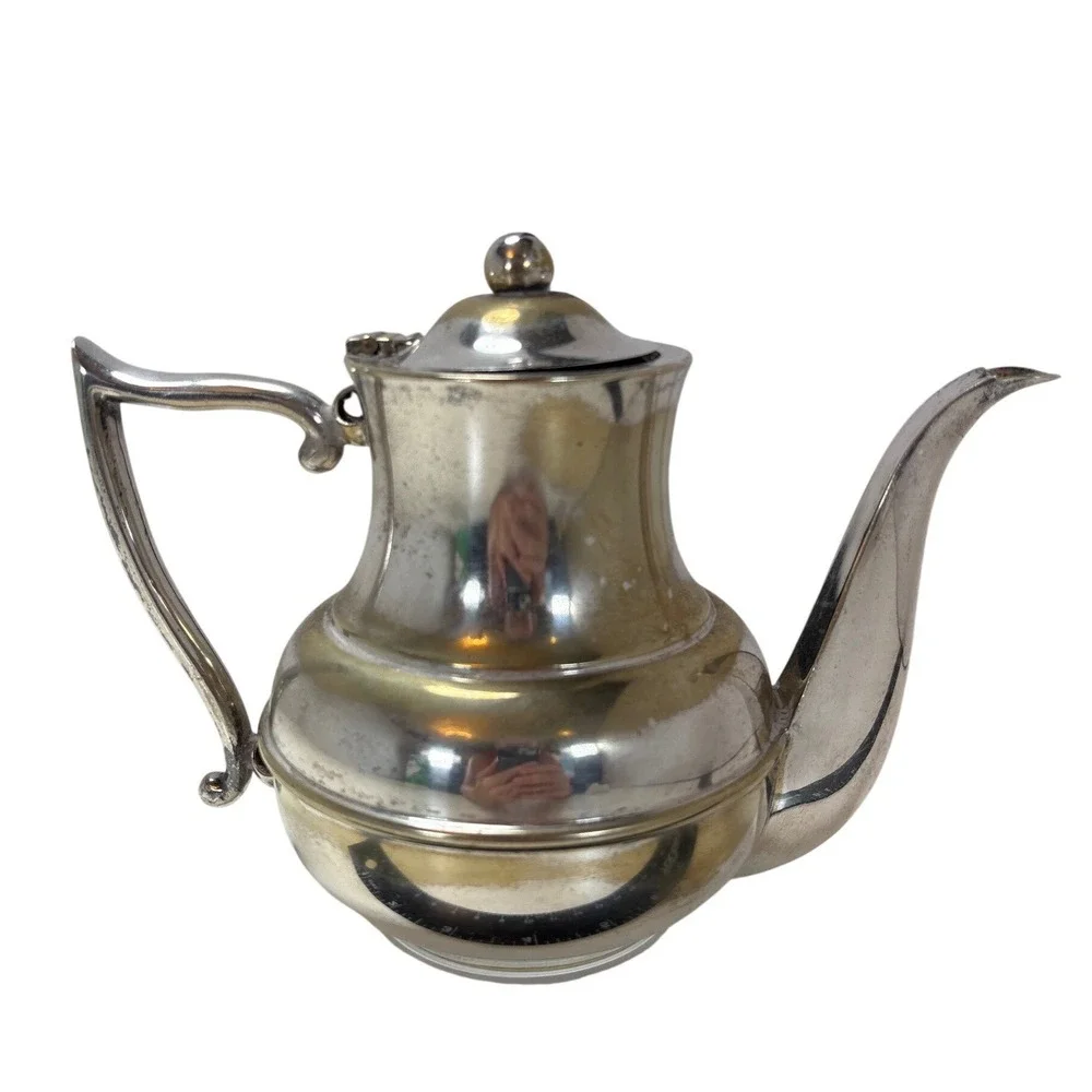 Vintage Australian Perfection Silver Plate Coffee Pot EPNS Art Deco 1960s MCM